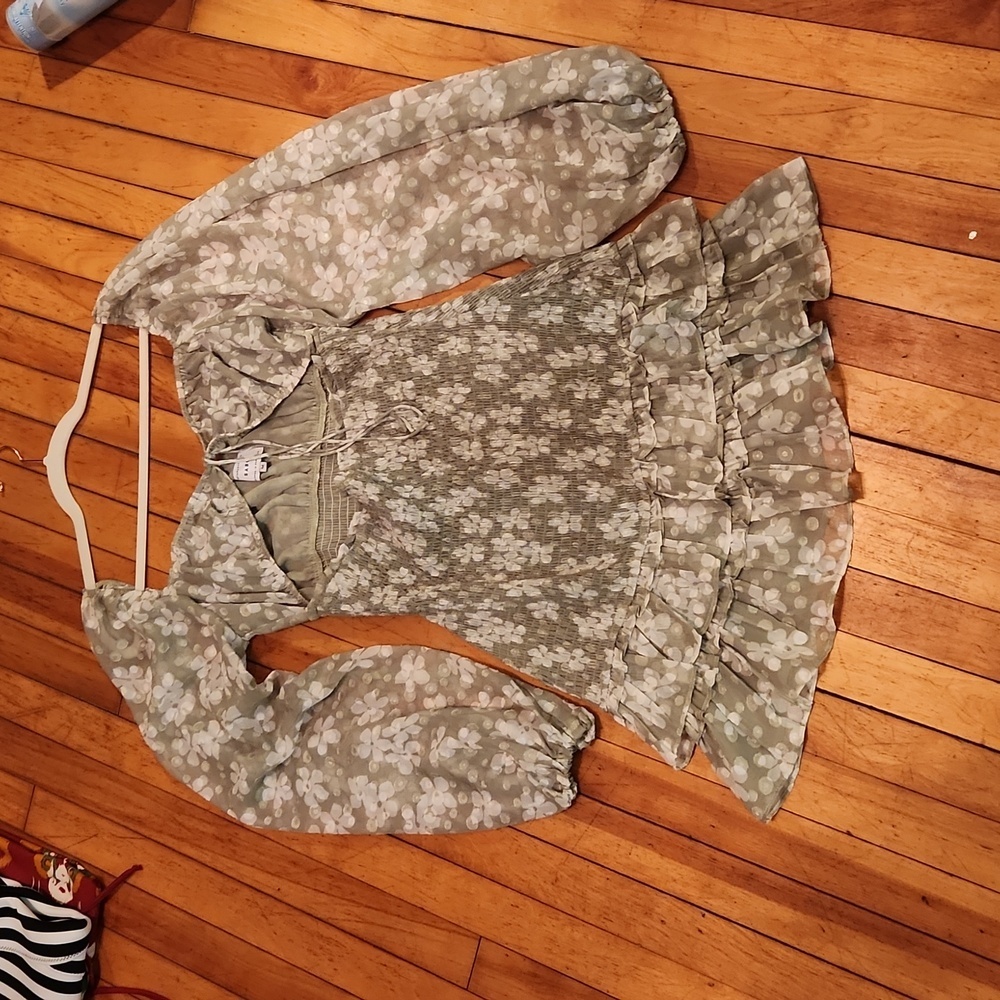 Sabo skirt puff sleeve mini - Picture 1 of 9
